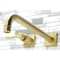 Kingston Brass KS6057DL Wall Mount Tub Faucet, Brushed Brass KS6057DL - alternate 3